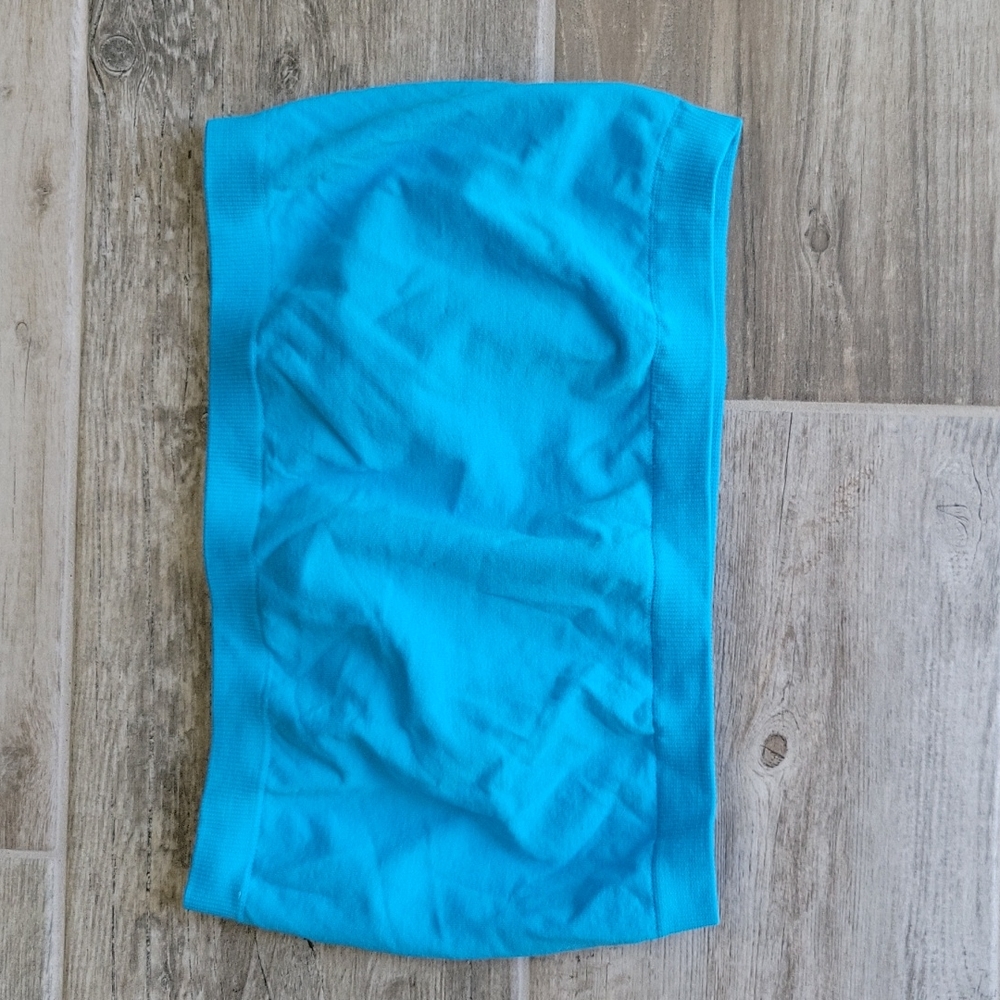 Bandeau bralette bright teal one size